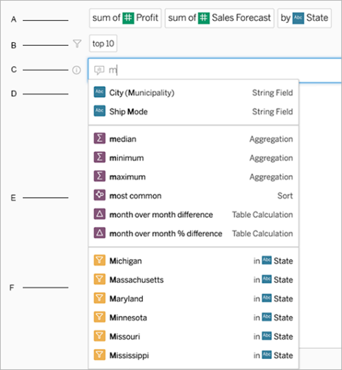 Natural Language in Tableau